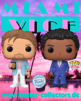 FUNKO POP! - Television - Miami Vice Crockett und Tubbs #2er Pack Special Edition